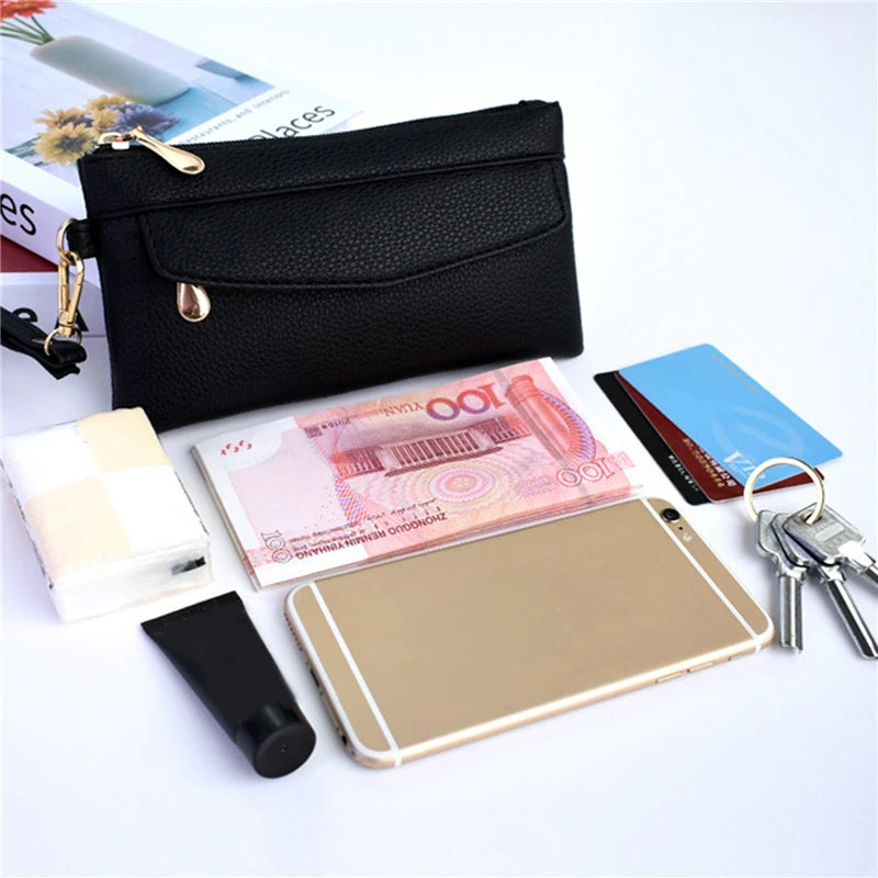 Women’s PU Leather Wallet – Phone & Coin Purse