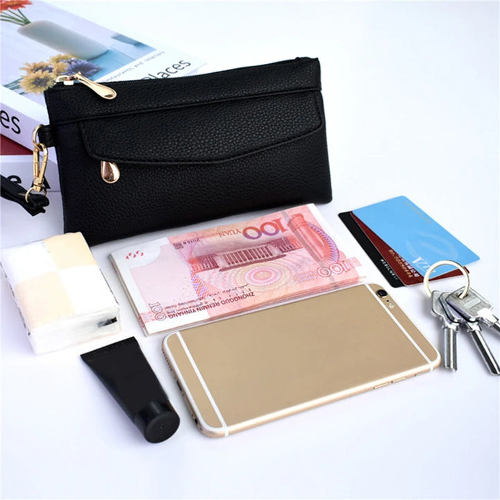 Women’s PU Leather Wallet – Phone & Coin Purse