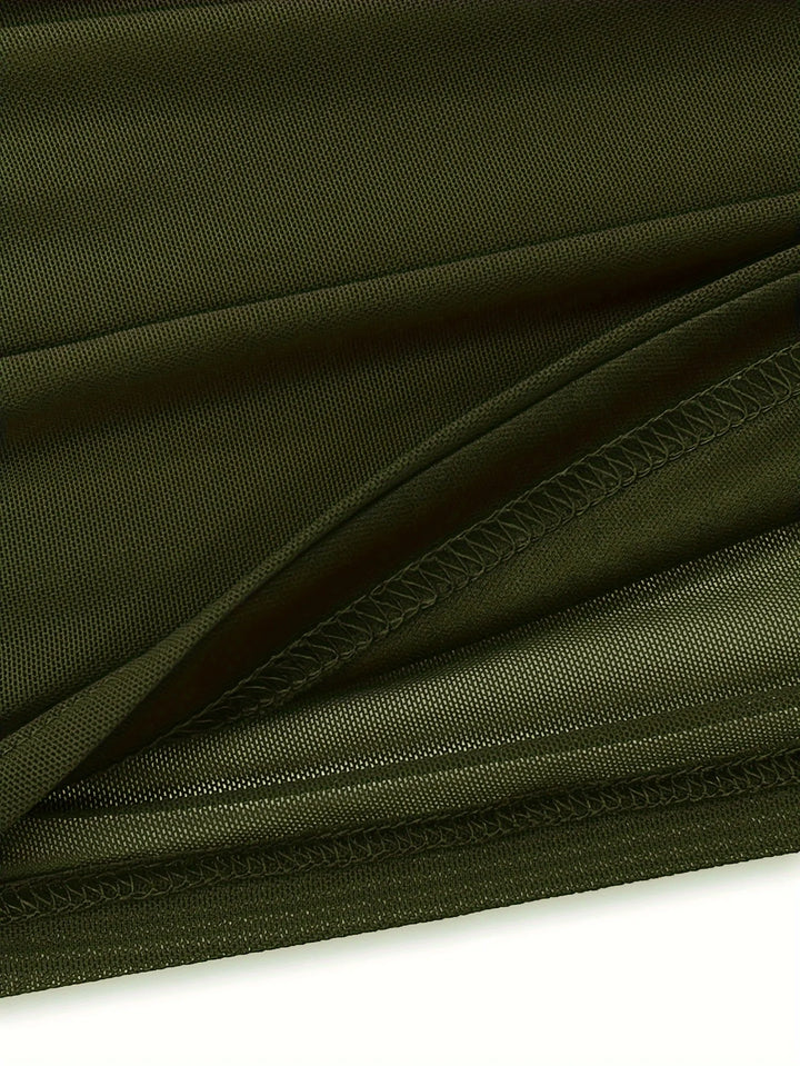 2025 Women’s Off-Shoulder Crop Top – Slim Fit Autumn/Winter Streetwear