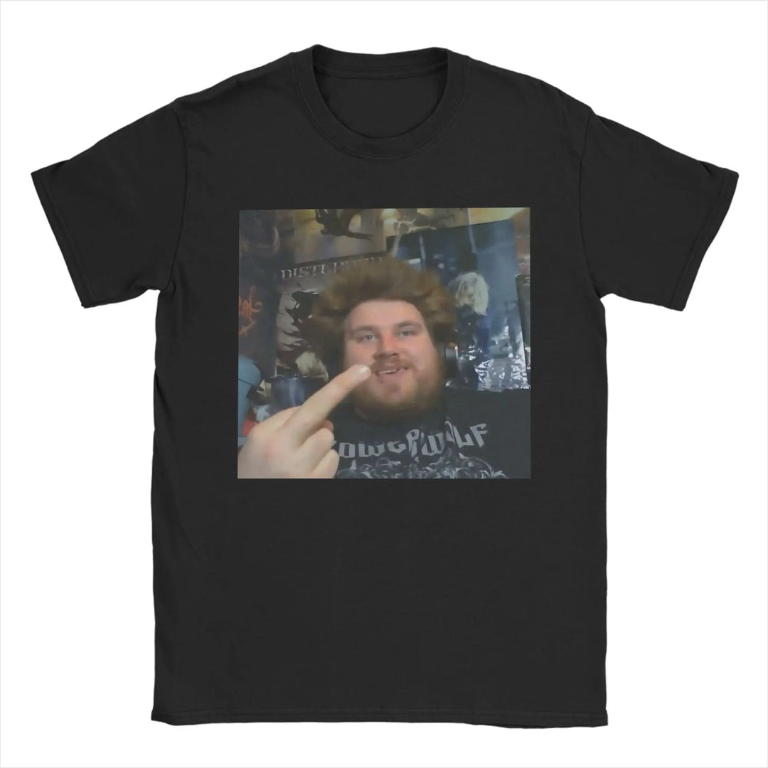 Men T-Shirts Funny Rainer Winkler Drachenlord Novelty Cotton Tee Shirt Short Sleeve  T Shirts O Neck Clothing Printed