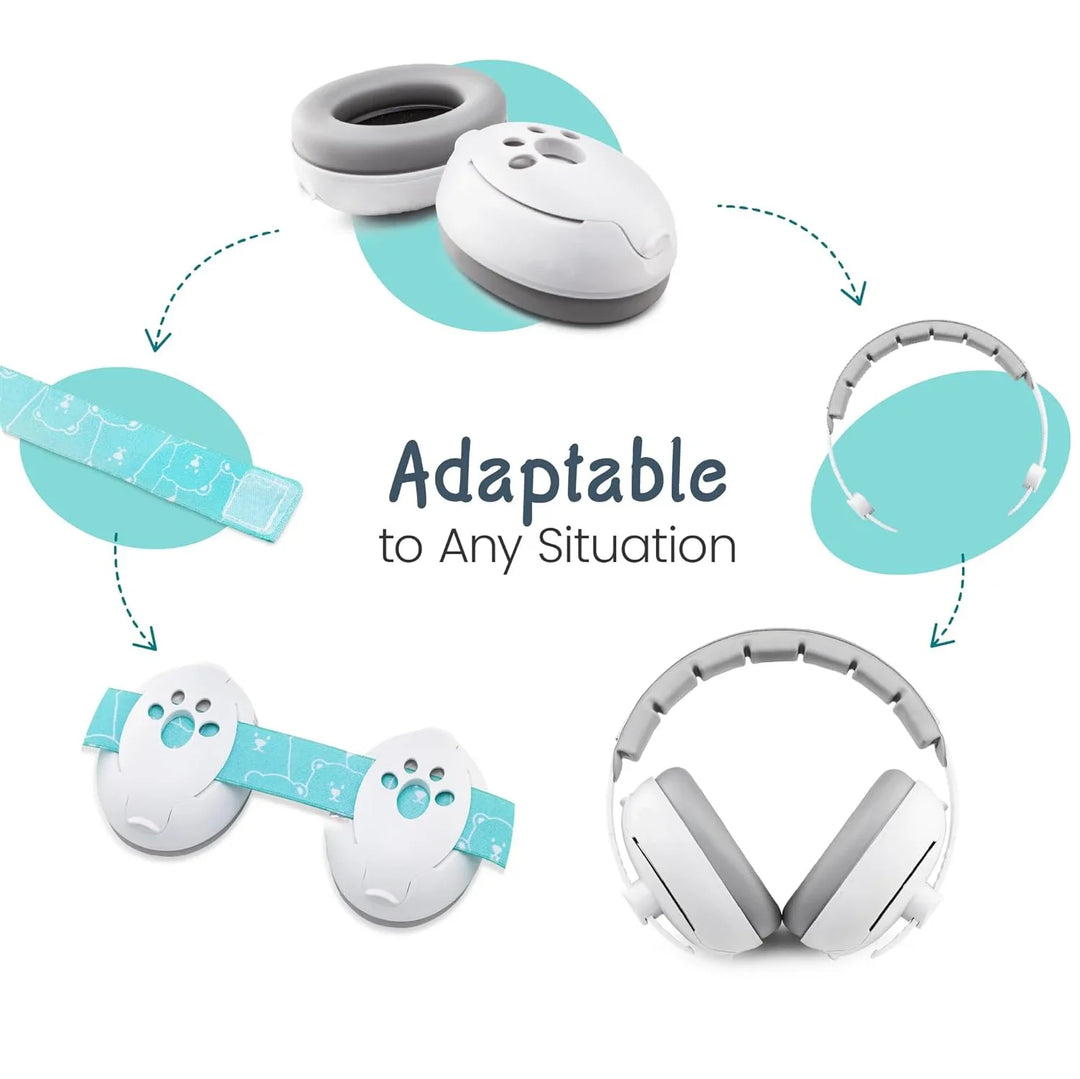 TinyGuard™ 2-in-1 Baby Noise Earmuffs