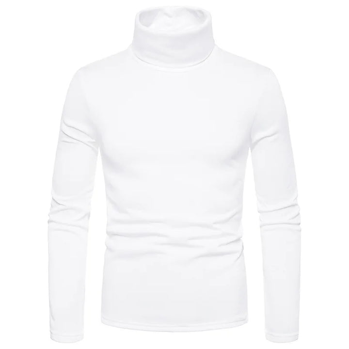 Men Turtleneck Sweater Design Long Sleeve Shirt top