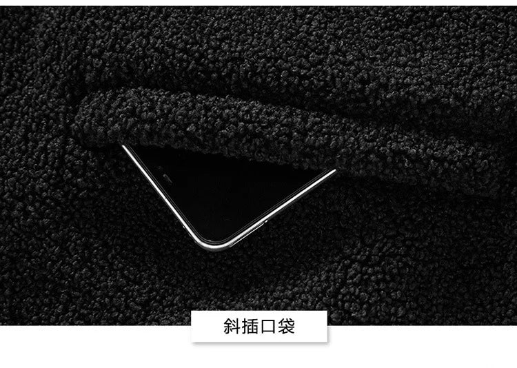 Men’s Warm Polar Fleece Jacket – Casual Outdoor Winter Coat