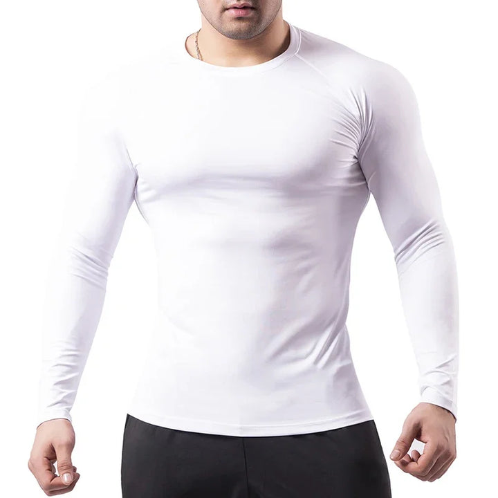 Graphic Compression Shirts for Men Athletic Quick Dry Rash Guard Stretchy Baselayers Undershirts Gym Workout Running Tshirt Tops