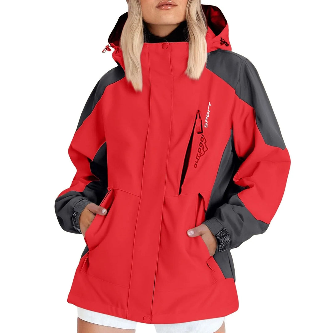 Unisex Hooded Ski Jacket – Waterproof Windproof Winter Snowboard Coat