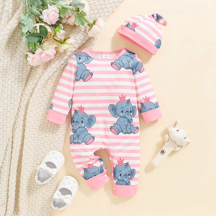 TinyBear™ Weicher Baby-Einteiler für Jungen – Modischer Winter-Strampler