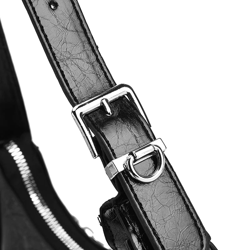 Women’s PU Leather Crossbody Bag – Vintage Hobo Clutch Handbag