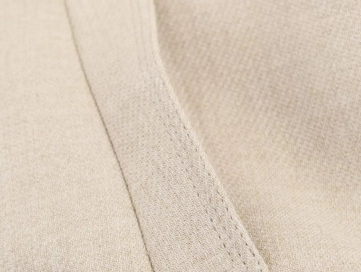 Women’s Autumn 2025 Jacket – Chic Long Sleeve Coat with Rope Knot Buckle