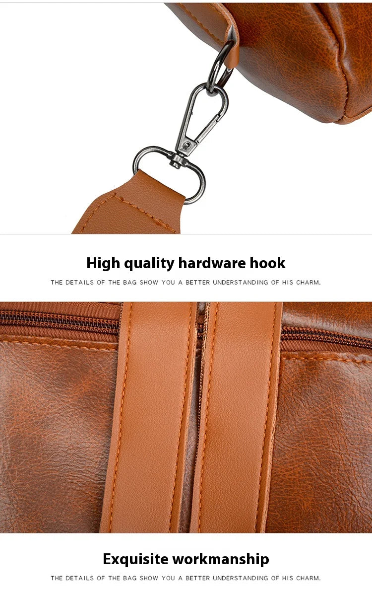 Women’s PU Leather Backpack – Fashion Daypack Shoulder Handbag