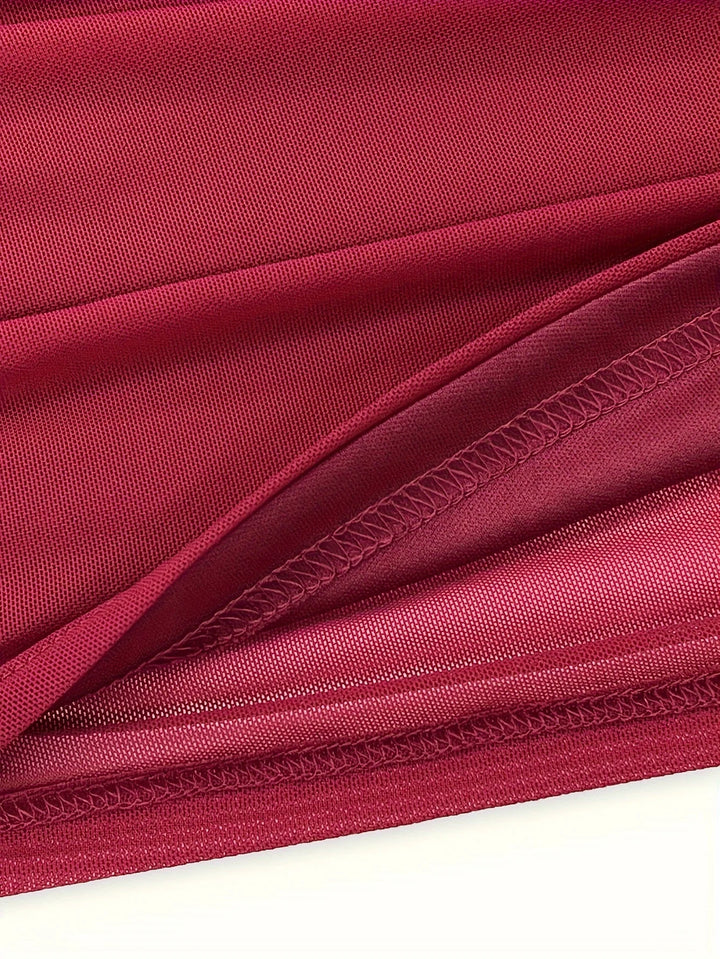 2025 Women’s Off-Shoulder Crop Top – Slim Fit Autumn/Winter Streetwear