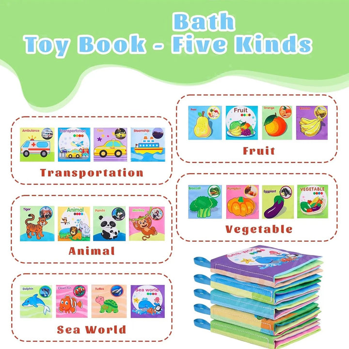 LittleLearners™ BPA-Free Cloth Book Set