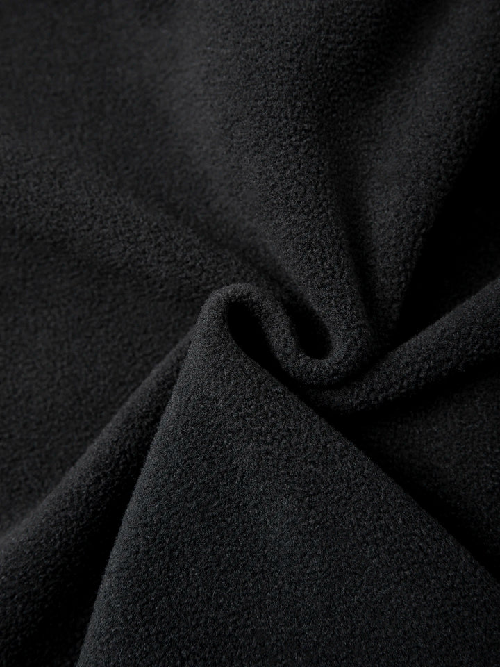 2025 Men Casual Fleece Sweatshirts Tops Men Sport Classic Stand Collar Sweatshirts Men’s Quarter Zip Hoodie Basic Pullover 3XL