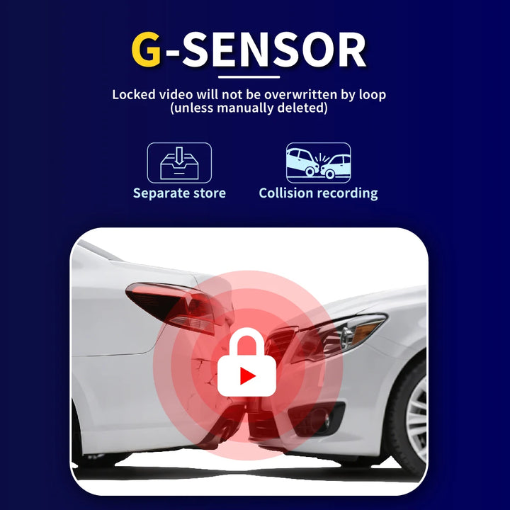 جهاز تسجيل فيديو رقمي للسيارة DriveEye™ بثلاث كاميرات بدقة 1080P FHD، صندوق أسود