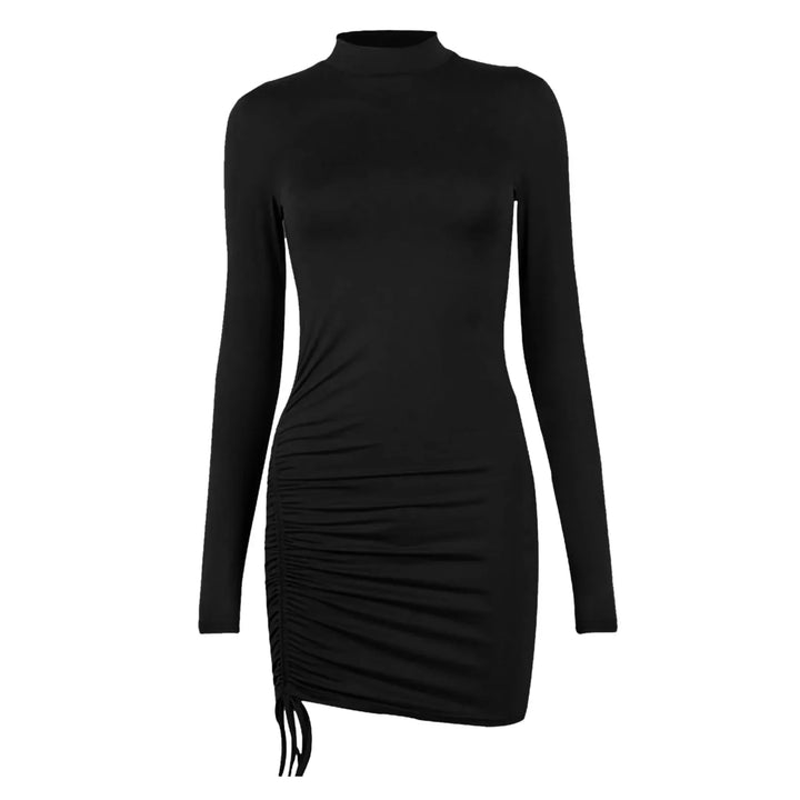 Women’s Long Sleeve O-Neck Dress – Tight-Fit Elegant Party Dress 2025