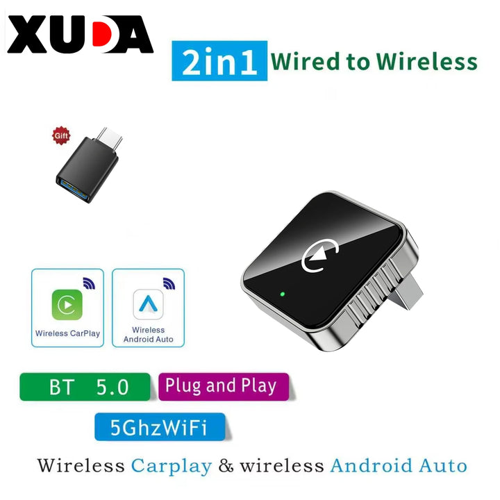 Wired to Wireless CarPlay Adapter