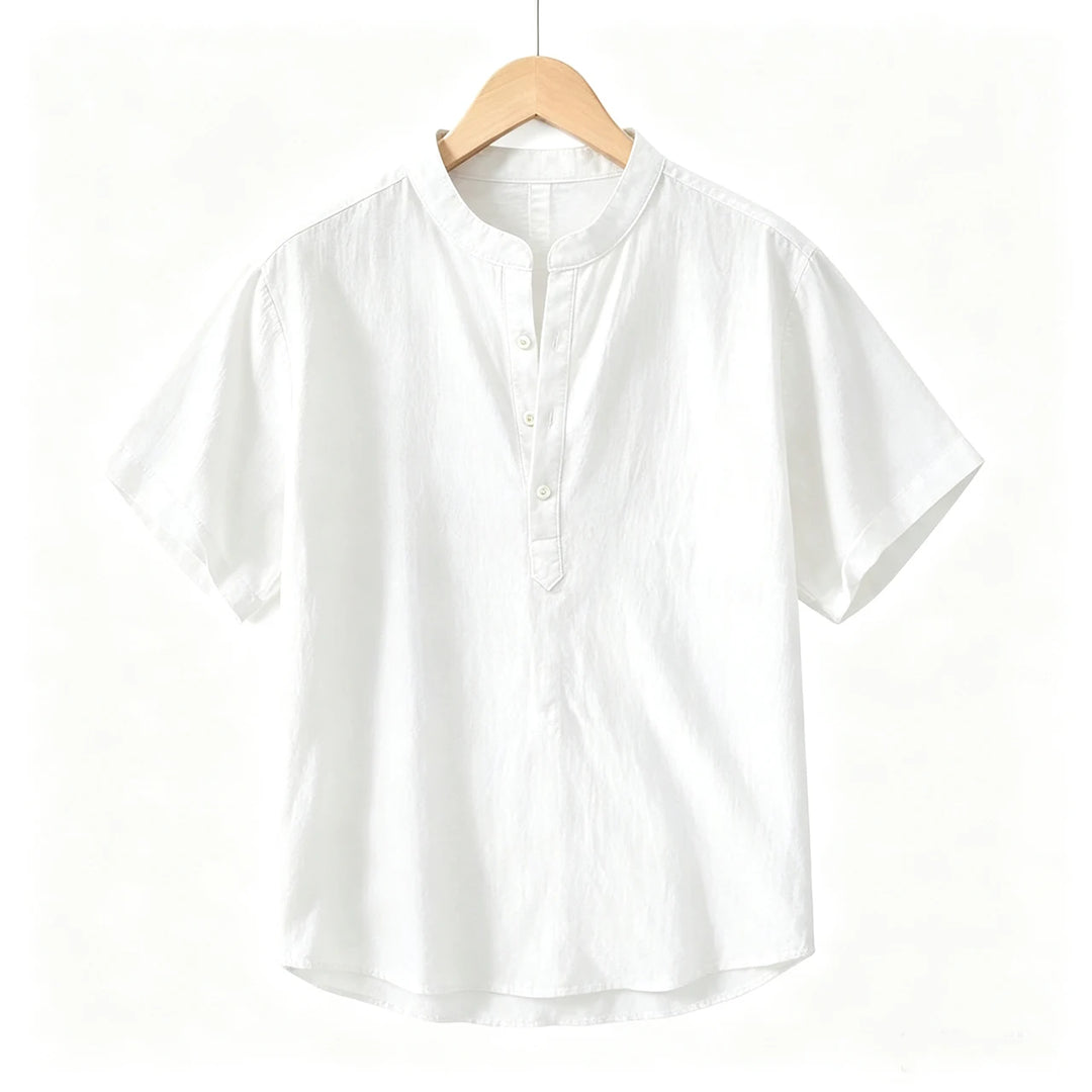 Linen Shirt Men Brief Breathable Comfy Solid Color Long Sleeve Loose Harajuku Casual Blouse Hawaiian Shirt Camisa Masculina 2022