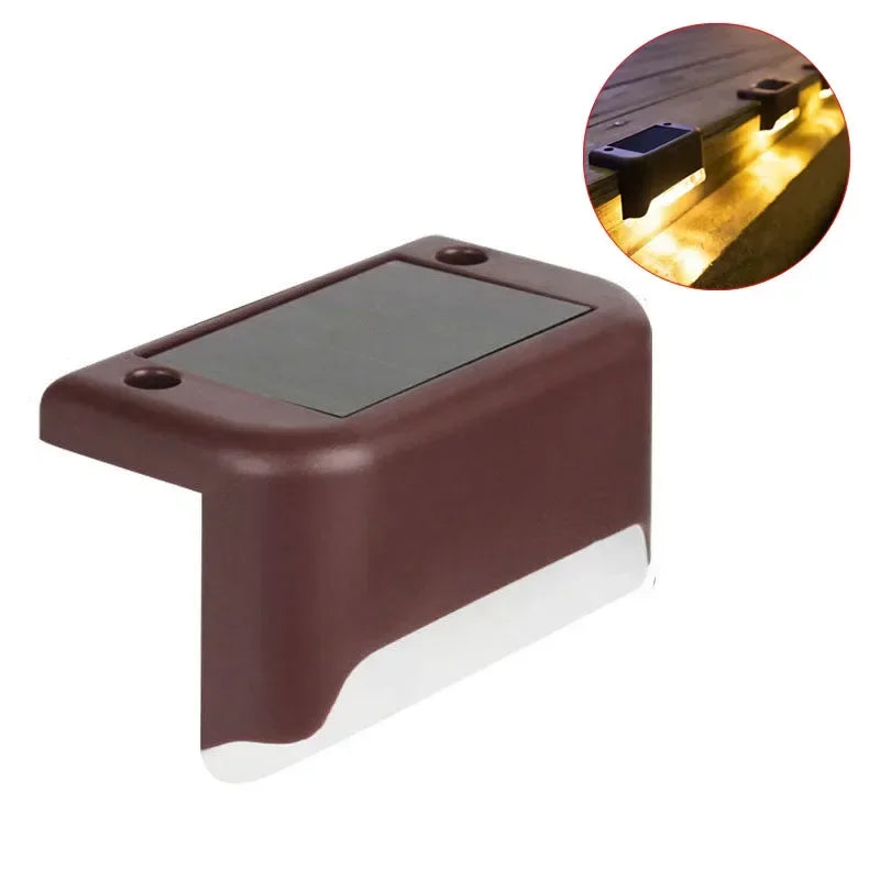 LumiStep™ Solar Stair Lights – Waterproof