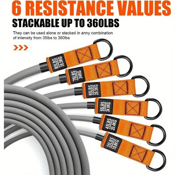 EliteGrip™ Resistance Bands – Home Gym Training Kit