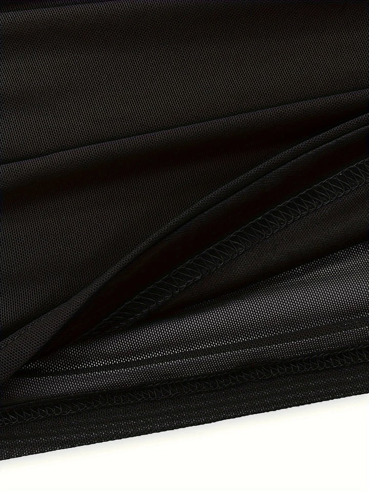 2025 Women’s Off-Shoulder Crop Top – Slim Fit Autumn/Winter Streetwear