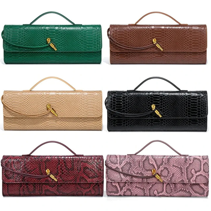 Women’s Leather Clutch & Evening Handbag – Crossbody & Shoulder Bag