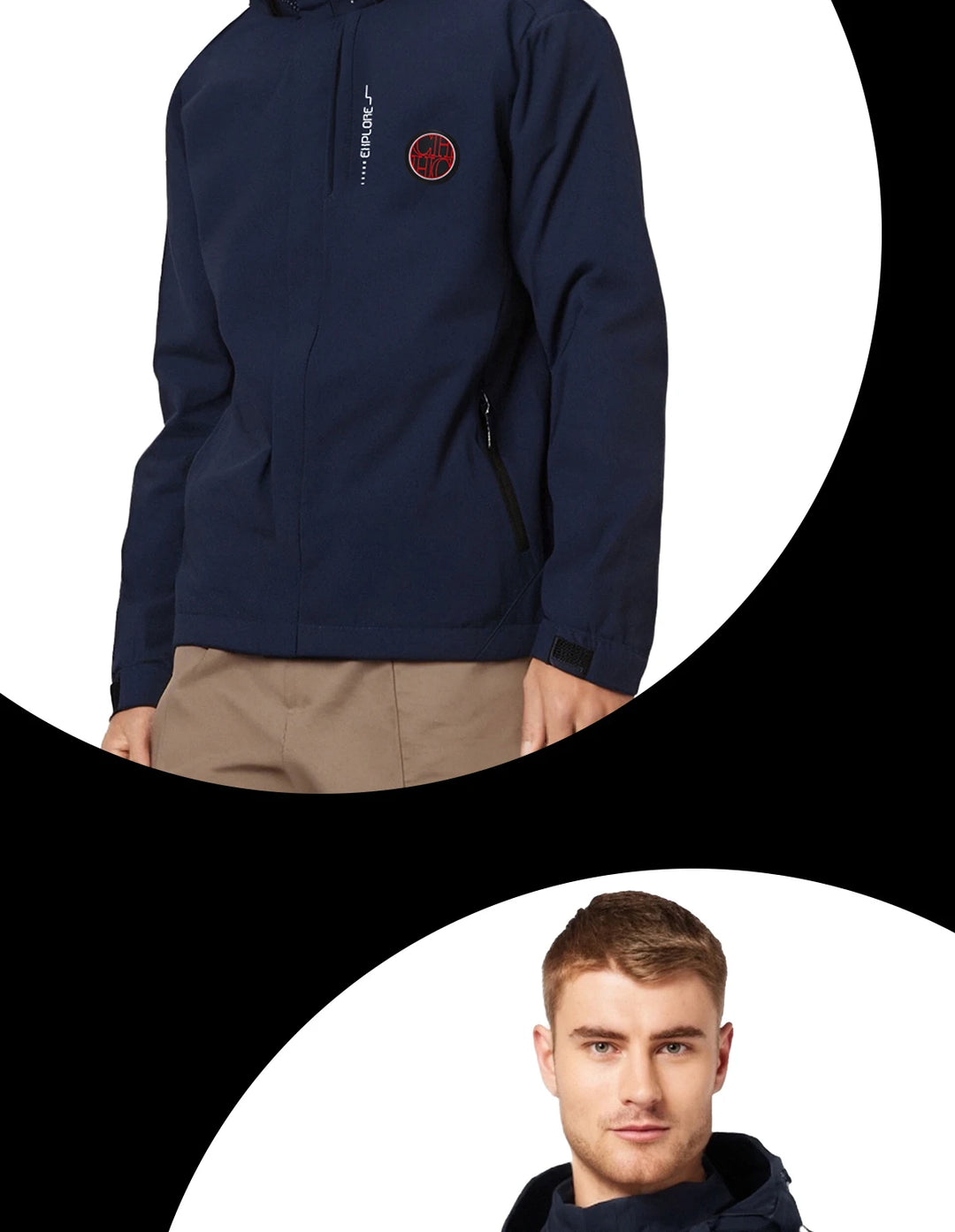 Unisex Interchange Outdoor Jacket – Lightweight Spring Mountaineering Zip Coat