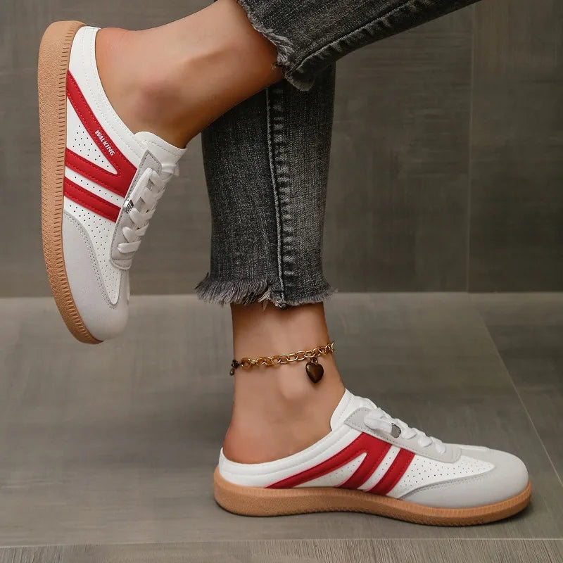 2025 Women’s Casual Summer Sneakers – Slip-On Platform Flats