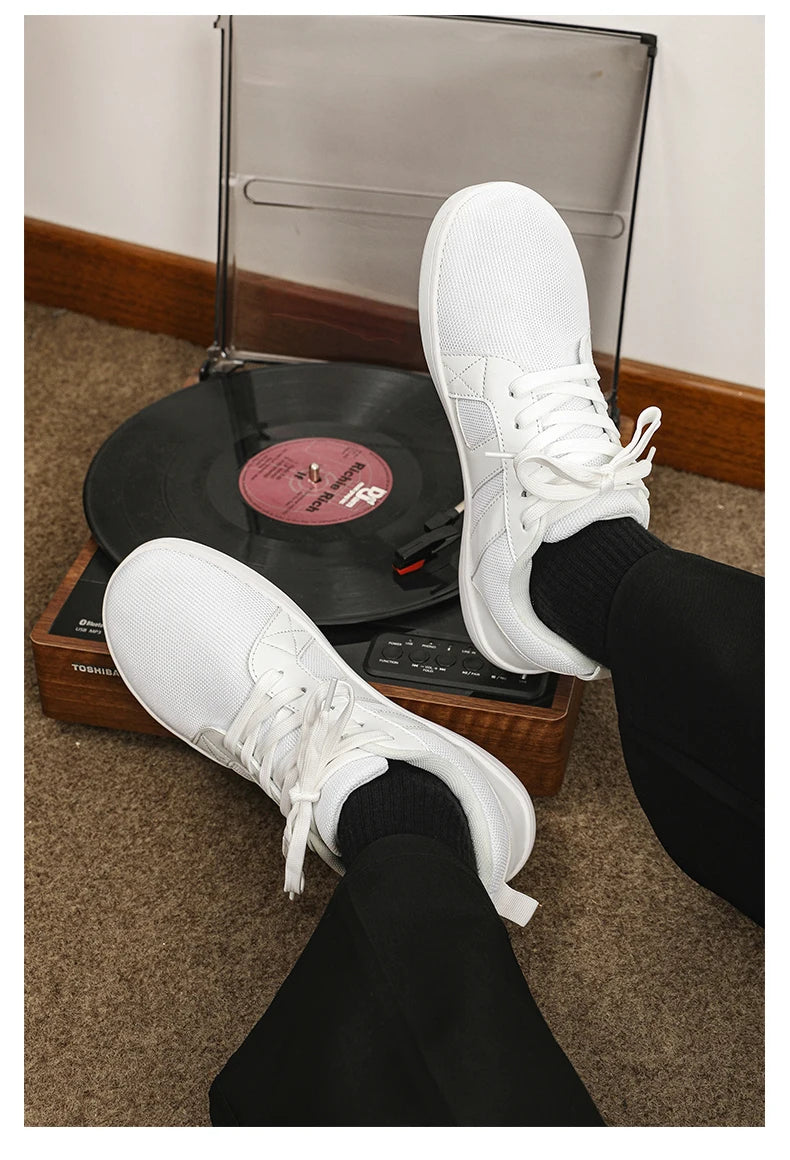 New Minimalist Shoes for Men Wide Toe Barefoot Zero Drop Shoes Casual Breathable Mesh Lightweight Walking Sneakers Man