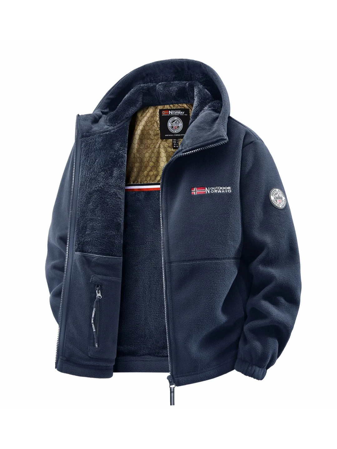 Men’s Hooded Outdoor Jacket – Versatile Autumn & Winter Wear