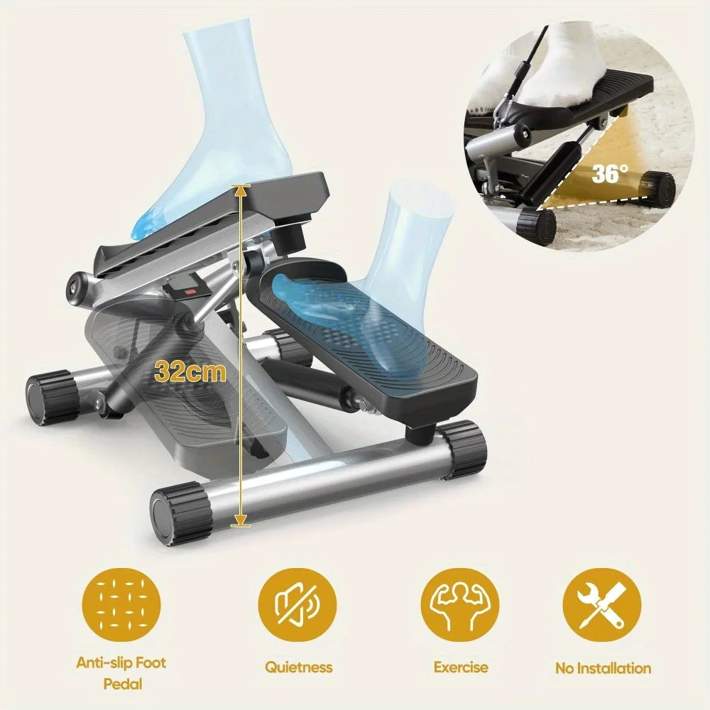 جهاز StepMax™ المنزلي للياقة البدنية مع أربطة