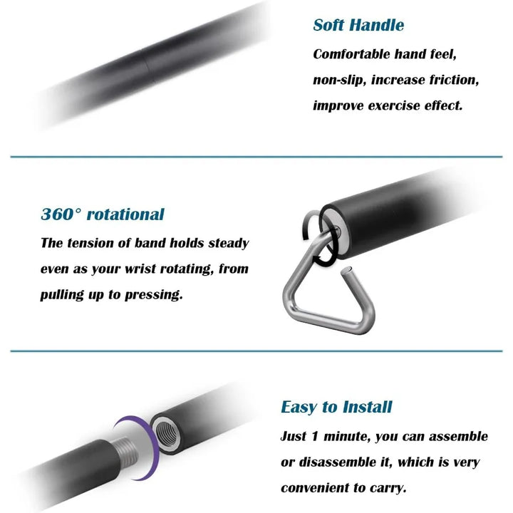 مواصفات واضحة: تتضمن أحجام قابلة للتعديل (26.4 بوصة و 39.4 بوصة).