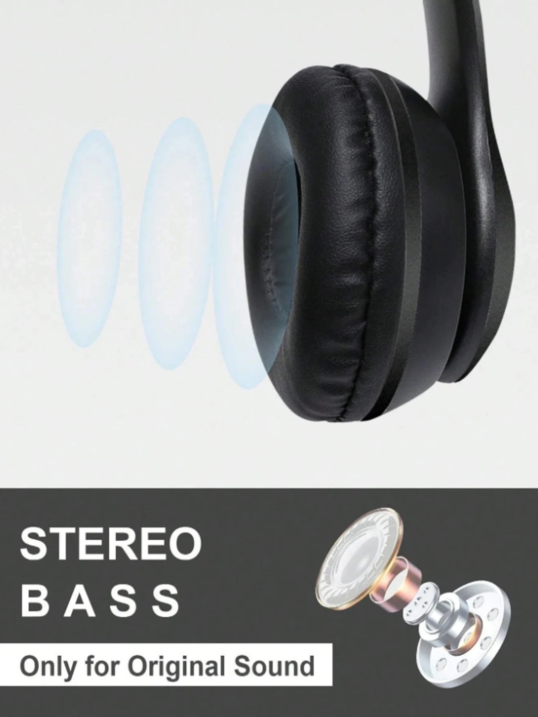 سماعات رأس بلوتوث قابلة للطي تغطي الأذن