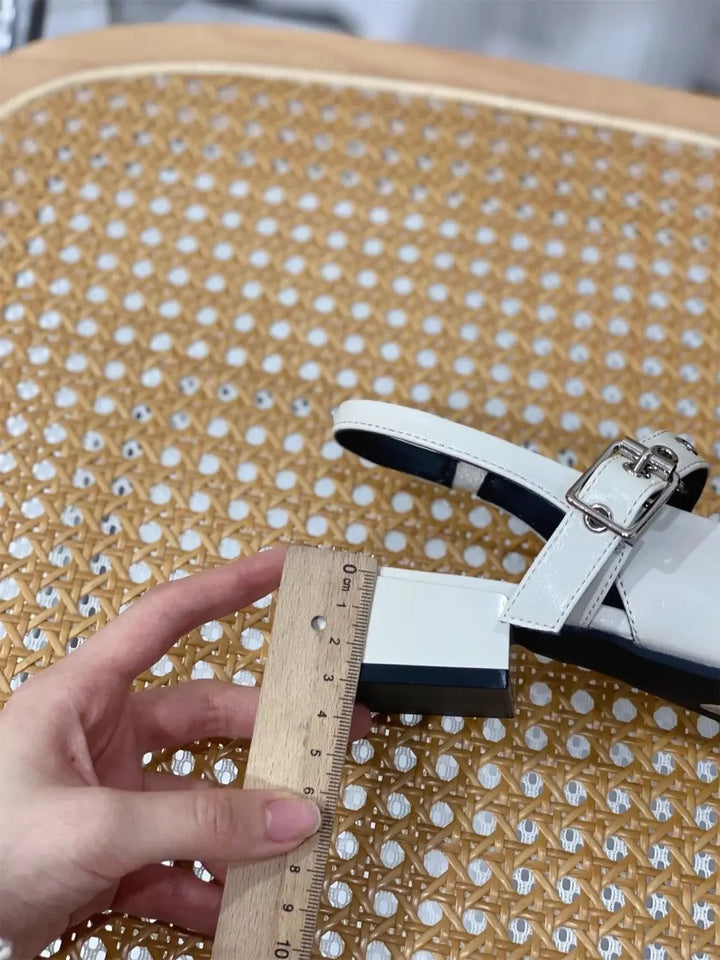 2025 Women’s Pointed Toe Sandals – Low Heels, Comfortable & Anti-Slip