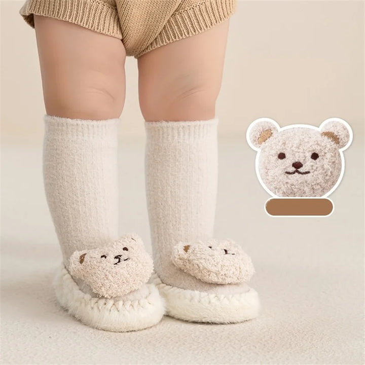 SnugSole™ Baby Walking Socks Shoes – Thick Velvet