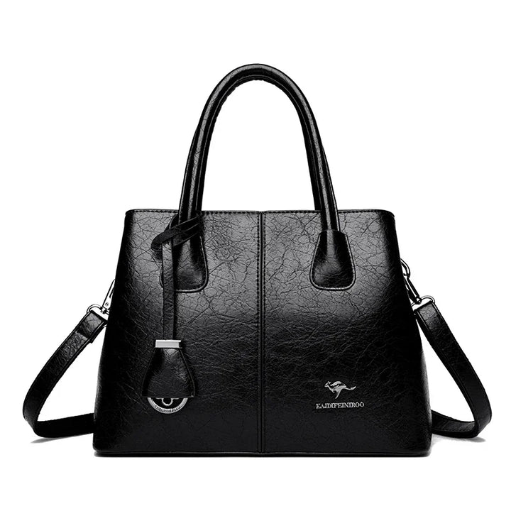 Women’s PU Leather Tote & Crossbody Handbag – Large Shoulder Bag