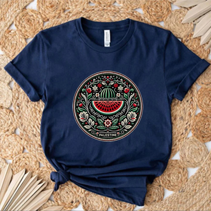 Watermelon Shirts Fruit Shirt Human Rights Tee Protest Tshirt Trendy Aesthetic Clothes Unisex Short Sleeves Top