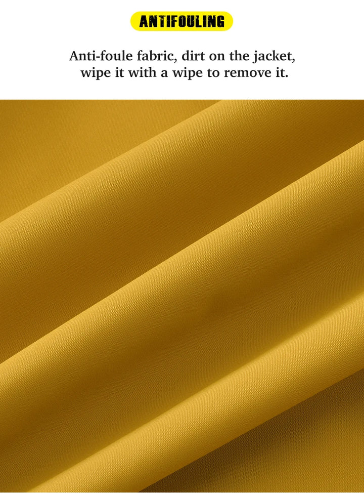 JNLN Unisex Waterproof Fleece Jacket – Windproof Thermal Coat for Hiking, Skiing & Outdoor Activities