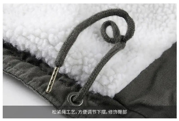 Men’s Hooded Winter Jacket – Warm Casual Fleece Bomber Parka, Up to 4XL