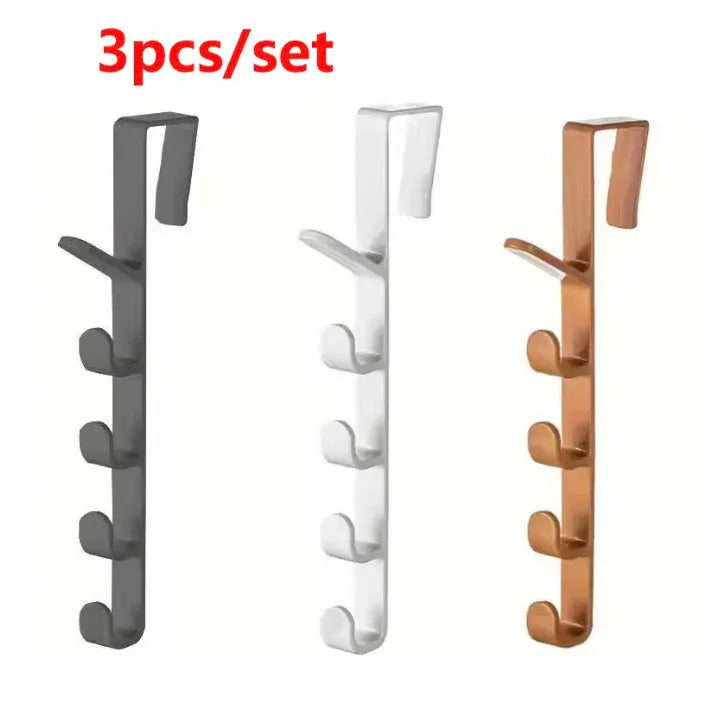 Door-Mounted Clothes & Bag Organizer