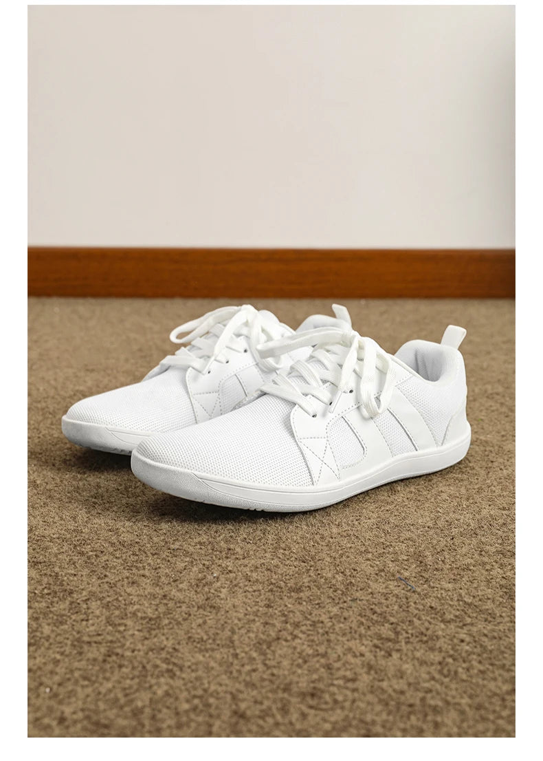 New Minimalist Shoes for Men Wide Toe Barefoot Zero Drop Shoes Casual Breathable Mesh Lightweight Walking Sneakers Man