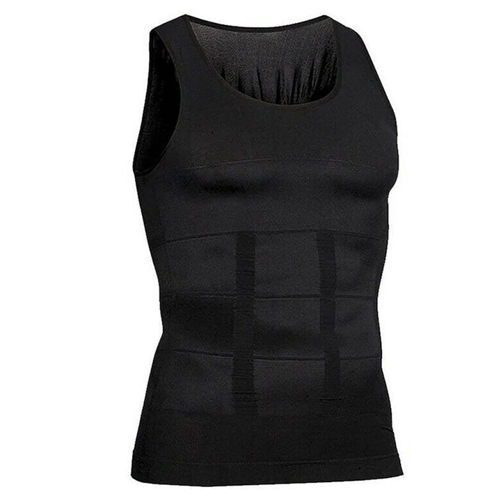 Men's Compression Shirts Tank Tops Undershirts Mens Slimming Body Shaper Vest Sleeveless Abdomen Slim Vest Fitness Workout