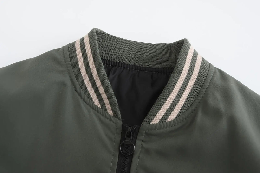 Men’s Casual Sports Baseball Jacket – Trendy Spring & Autumn Outerwear