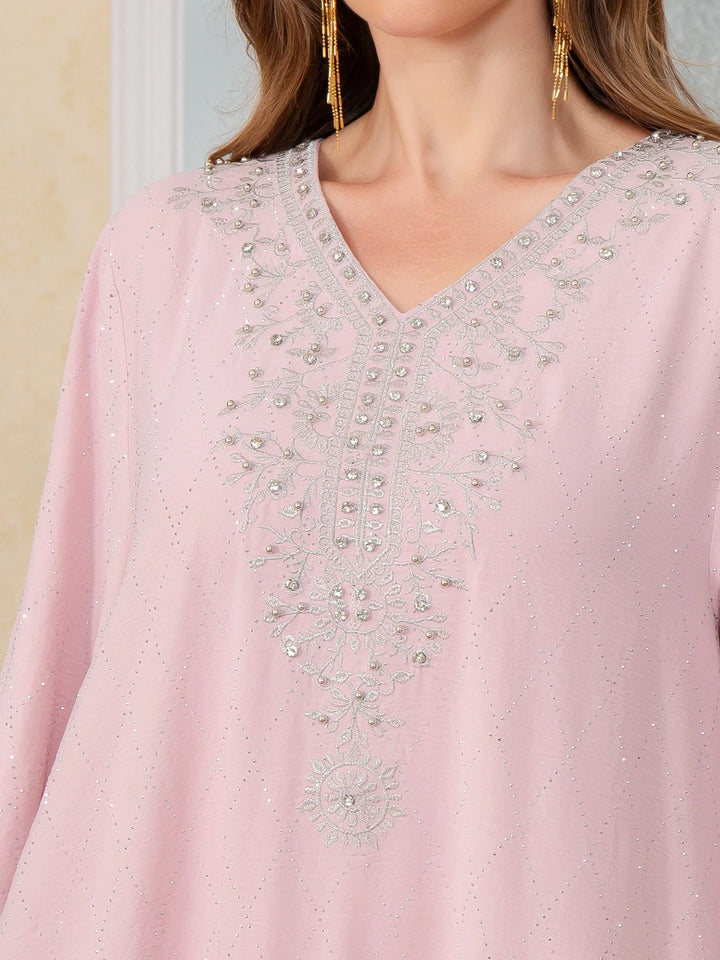 Muslim Abayas Arabic Embroidery Kaftan Women's Elegant Dresses Dubai Kaftan Eid Ramadan Caftan Robe Jalabiya Turkey Morocco Gown