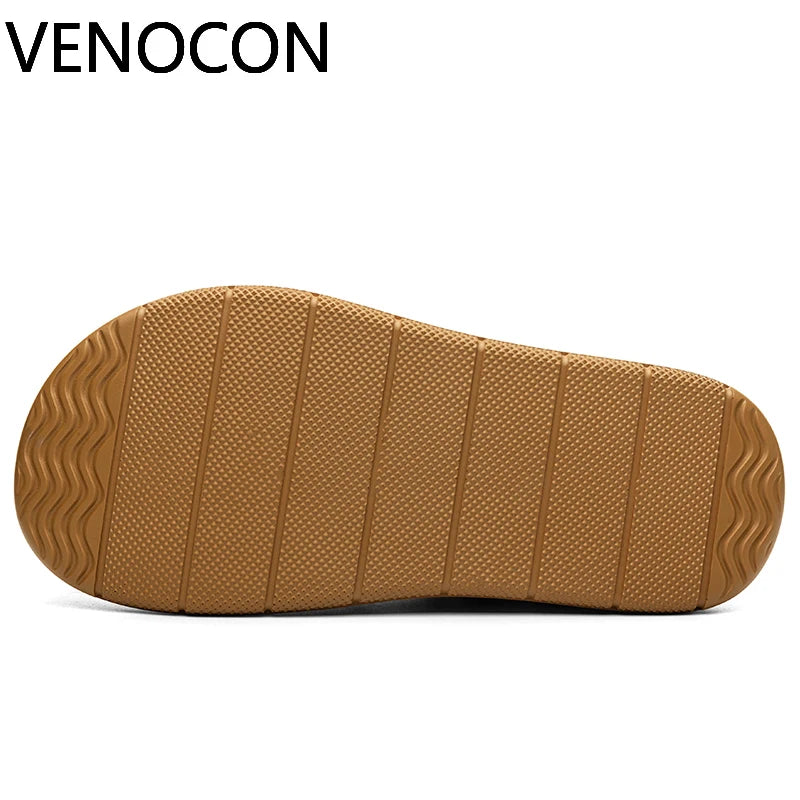 VENOCON Minimalist Wide Toe Box Sneakers – Fabric & Leather