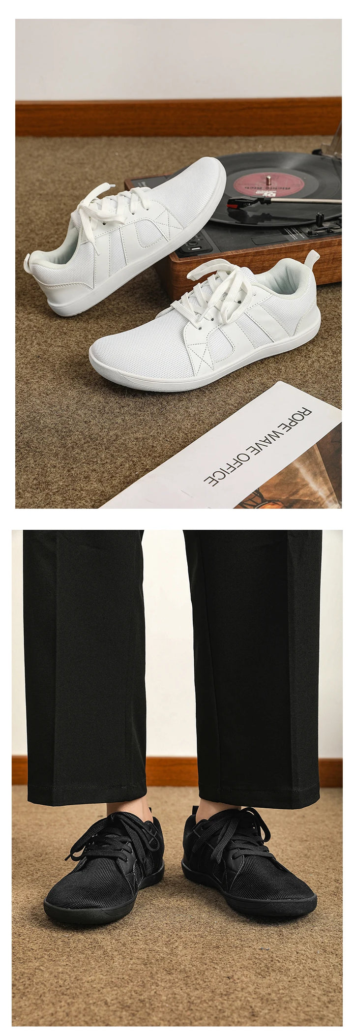 New Minimalist Shoes for Men Wide Toe Barefoot Zero Drop Shoes Casual Breathable Mesh Lightweight Walking Sneakers Man