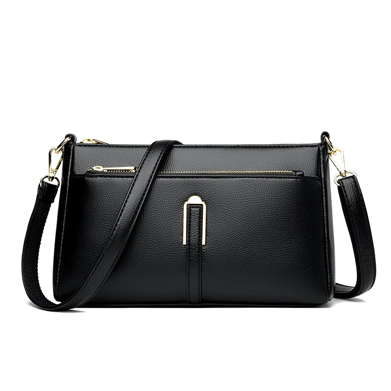 Women’s Luxury Leather Shoulder & Crossbody Bag – Designer 2024
