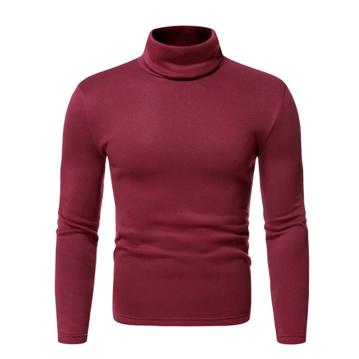 Men Turtleneck Sweater Design Long Sleeve Shirt top