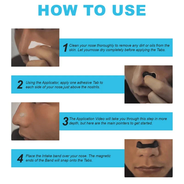 مجموعة مشابك الأنف المغناطيسية AirFlow™