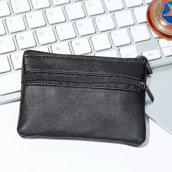 Leather Coin Purse & Mini Wallet for Men, Women & Kids