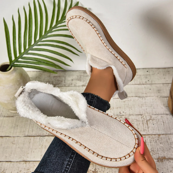 Women’s Winter Ankle Boots – Fur-Lined Snow Shoes 2025