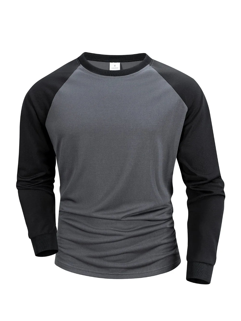 T Shirt for Men O-neck Casual Long Sleeve T-shirts Solid Color Men's Clothing Full Length Sleeve for Spring Summer Undershirts